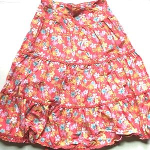 Red Flowers Gymboree Skirt